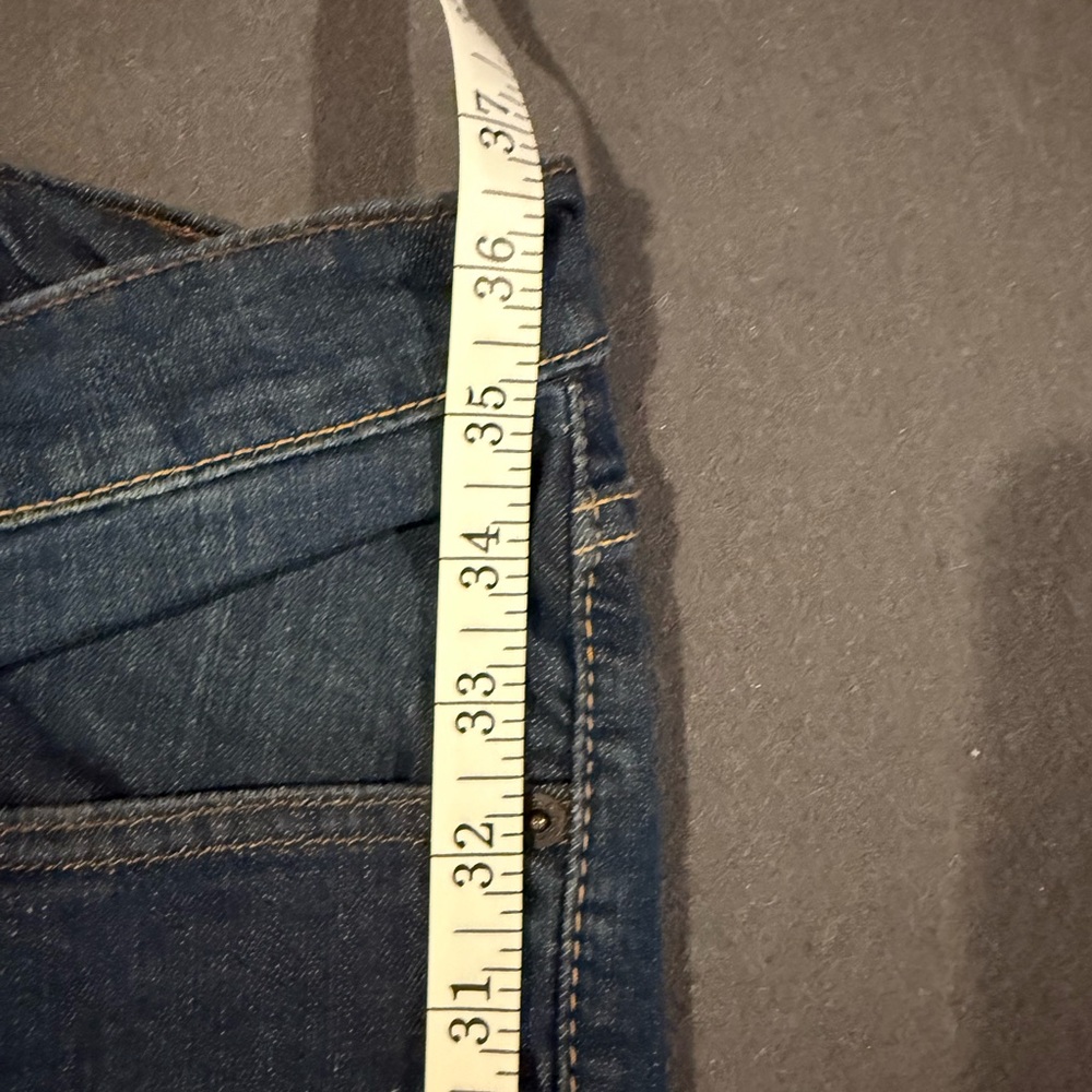 Levi Strauss & Co Men’s Jeans W38 L25 Hemmed Dark Wash Denim - Picture 9 of 10